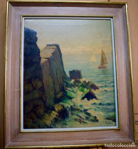 Arte: Pous Palau, Antoni/ Sabadell,1870-Barcelona,1959/ óleo sobre lienzo